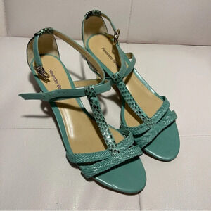 Alexandre Birman leather snake skin sandals